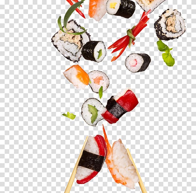 California roll Sushi Canapé 07030 Garnish, sushi transparent background PNG clipart