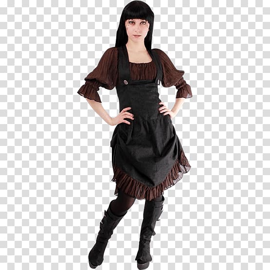 Dress Costume Gothic fashion Victorian era Jumper, dress transparent background PNG clipart