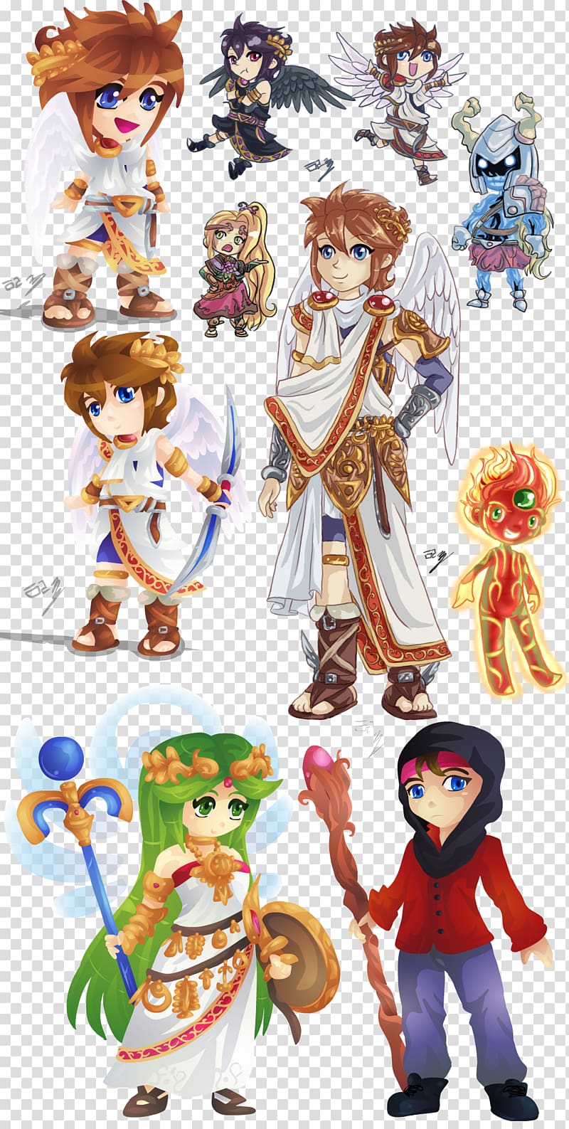 Kid Icarus: Uprising Super Smash Bros. for Nintendo 3DS and Wii U Pit Palutena, others transparent background PNG clipart