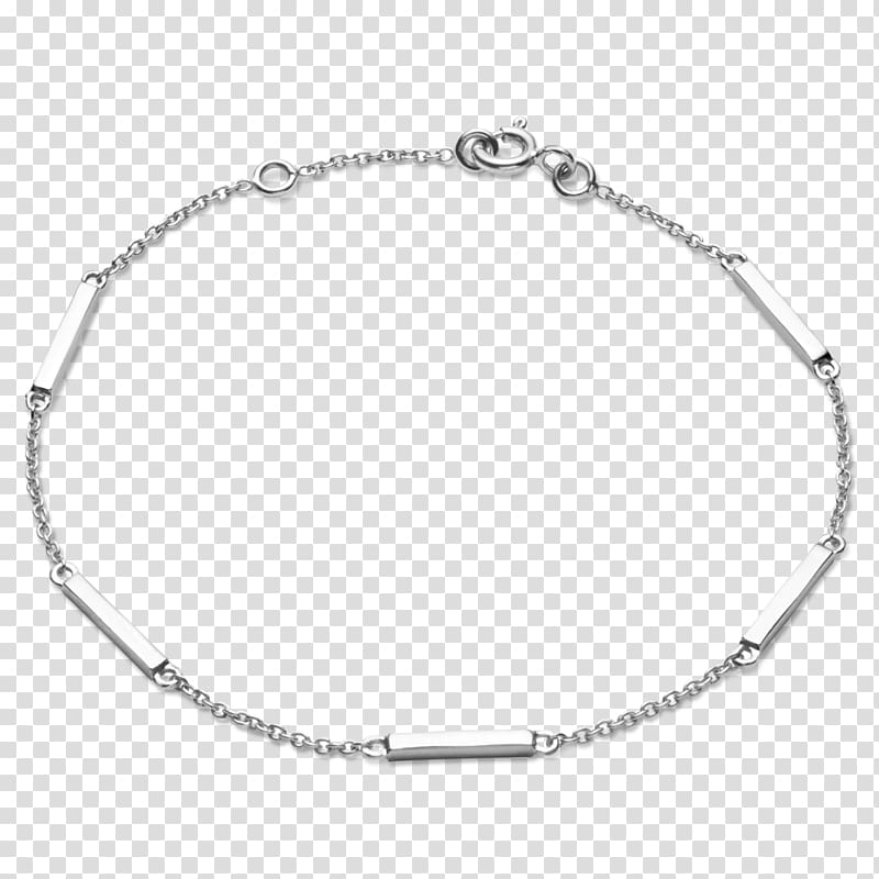Bracelet Anklet Silver Necklace Jewellery, Silver Bracelet transparent background PNG clipart
