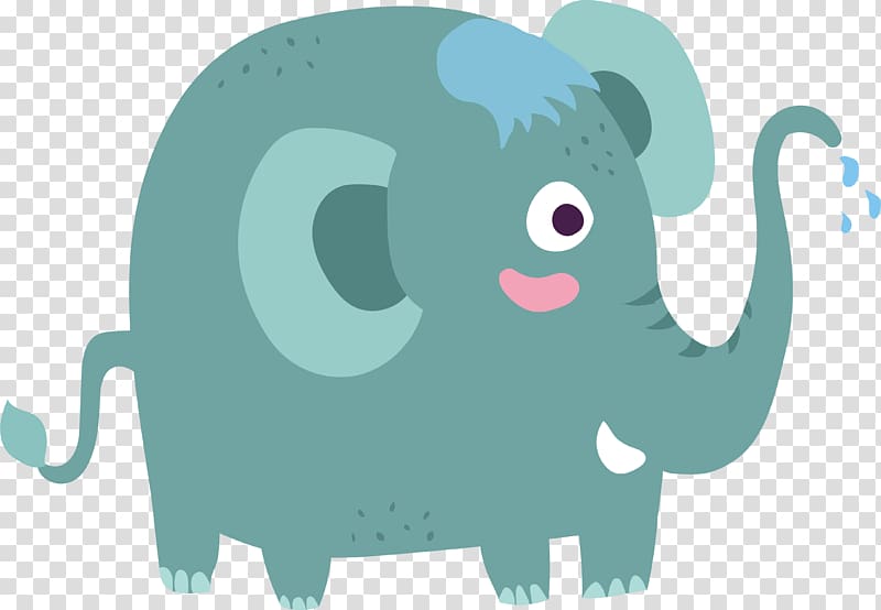 Donkey Euclidean , A cartoon watering elephant transparent background PNG clipart