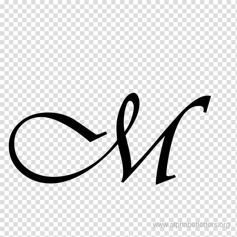 M letter illustration, Cursive Letter case M Alphabet, letter m transparent background PNG clipart