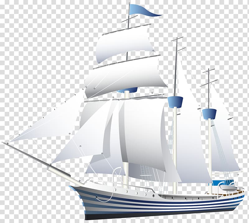 Sailing ship Sailboat Brigantine, Sailing transparent background PNG clipart