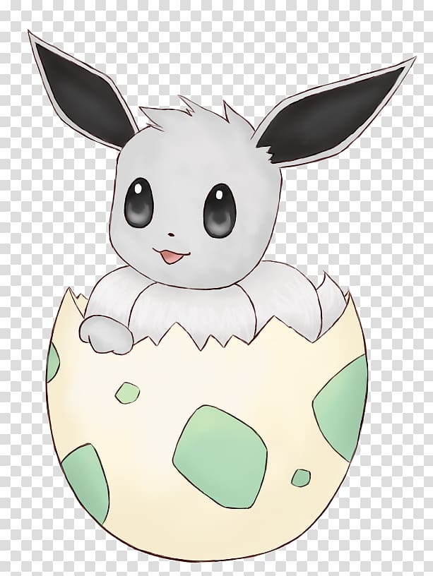 Rabbit Eevee Pokémon Fan art Hare, eevee shiny transparent background PNG clipart