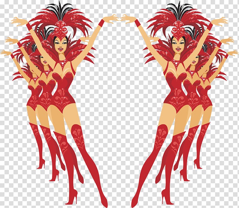 Showgirl Moulin Rouge Dance, Shows transparent background PNG clipart