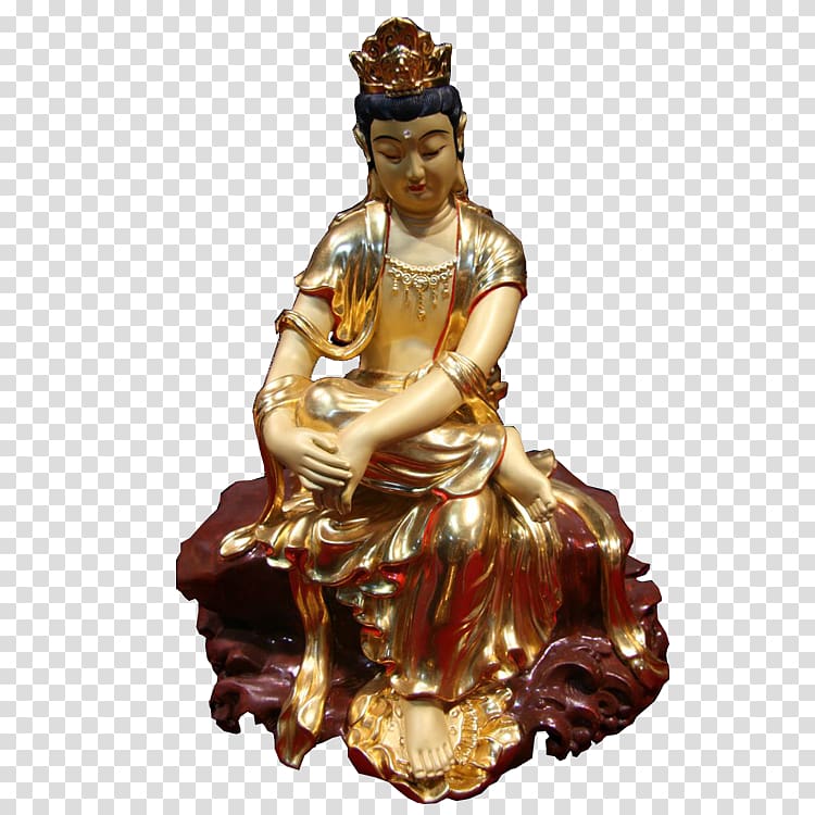 Statue Guanyin Buddharupa Buddhahood, Buddha Jewelry transparent background PNG clipart