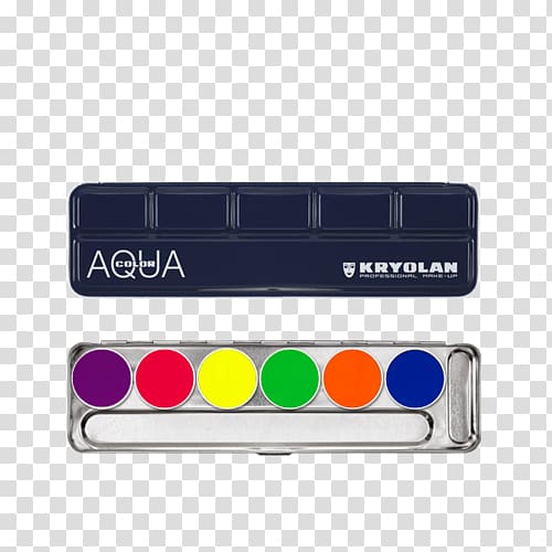 Kryolan Palette Cosmetics Color scheme, aquacolor transparent background PNG clipart