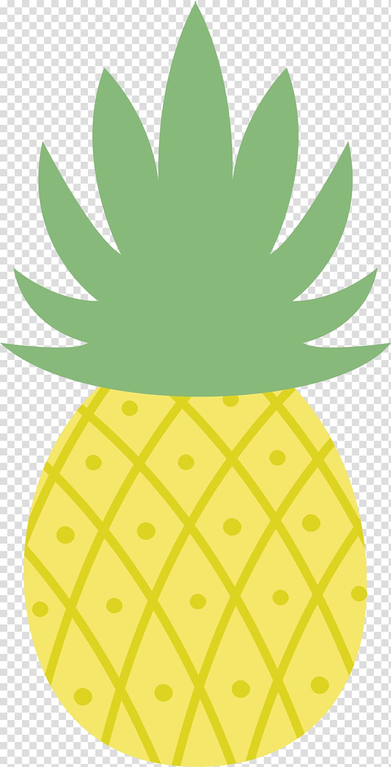 pineapple illustration, Pineapple Scalable Graphics , Yellow cartoon pineapple transparent background PNG clipart