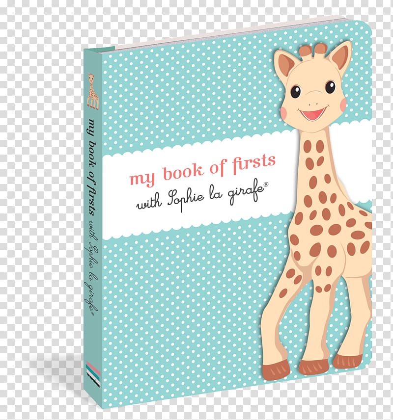 Sophie the Giraffe My Book of Firsts with Sophie la Girafe Baby's First Months with Sophie la Girafe Baby's Handprint Kit and Journal with Sophie la Girafe, giraffe transparent background PNG clipart