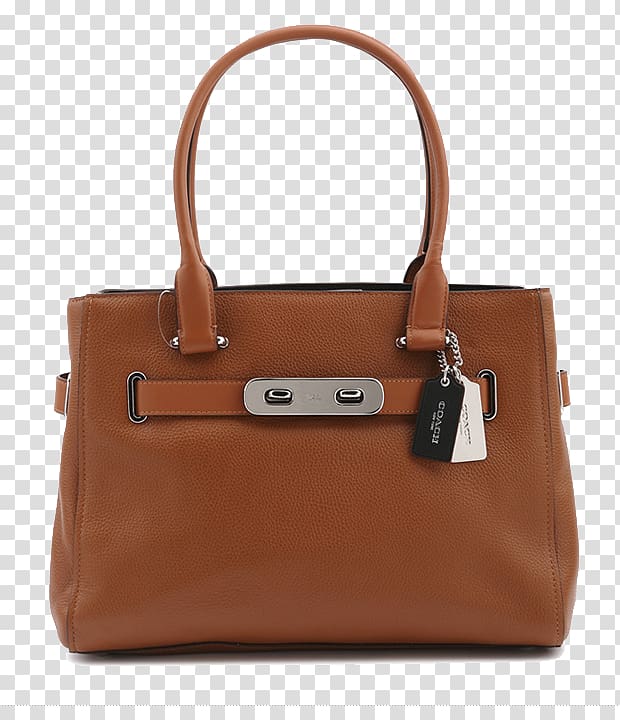 Tote bag Handbag Leather, Brown handbag bag transparent background PNG clipart