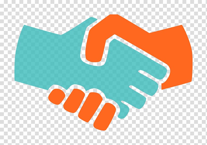 blue and orange animated handshake, Handshake Computer Icons , milk shake transparent background PNG clipart