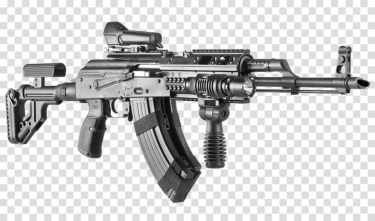 AK-47 Firearm FN SCAR Weapon, ak handguard transparent background PNG clipart