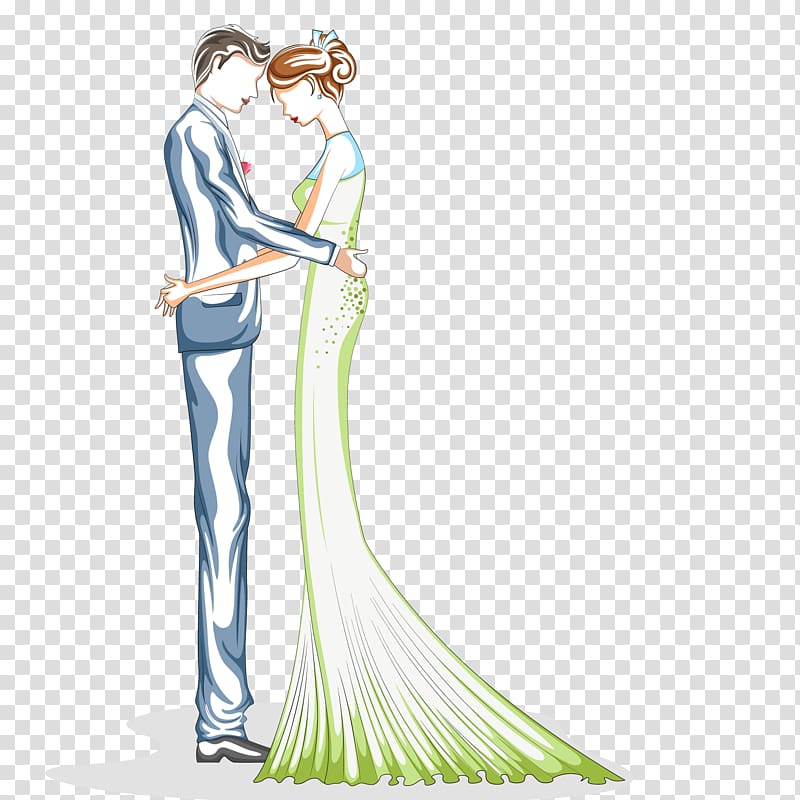 Marriage Wedding Romance Bridegroom, Want to have men and women transparent background PNG clipart