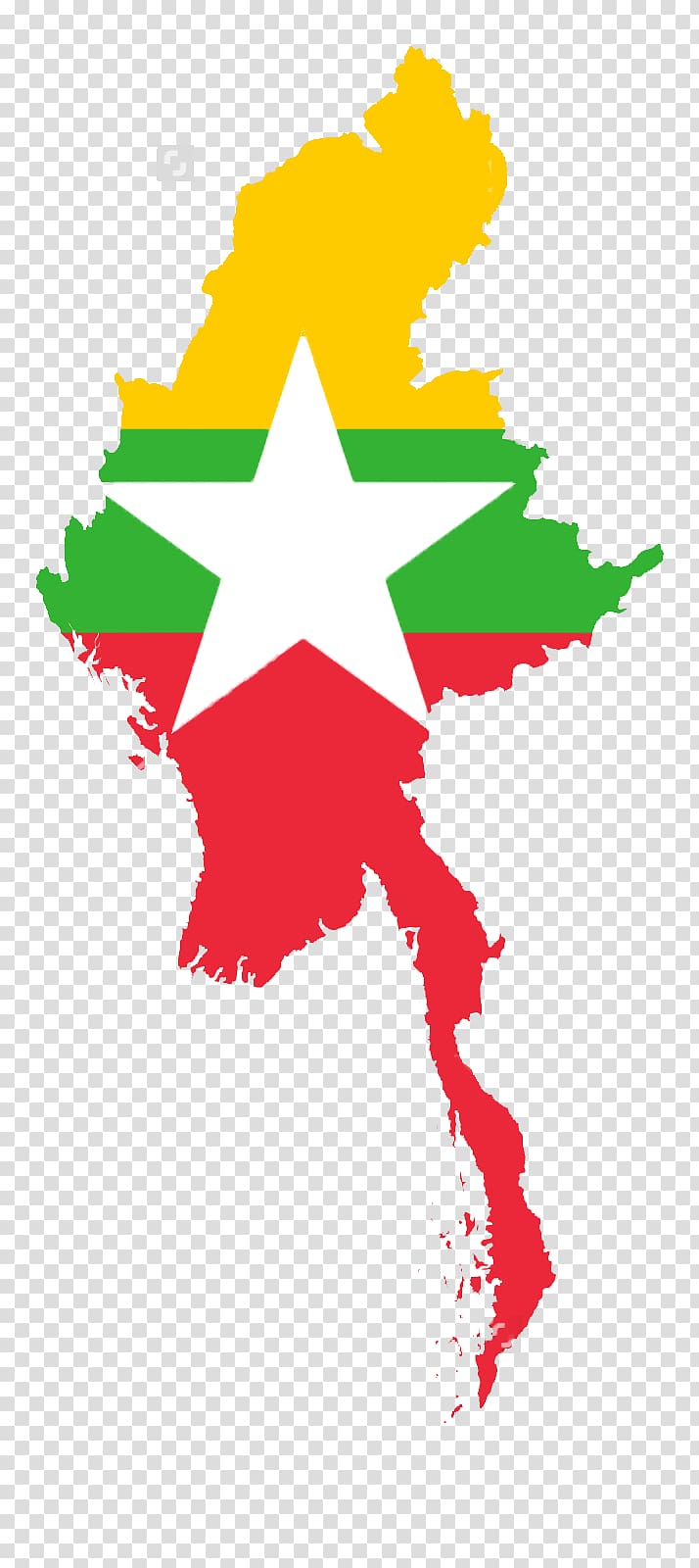 Burma Flag of Myanmar National flag Map, asean transparent background PNG clipart