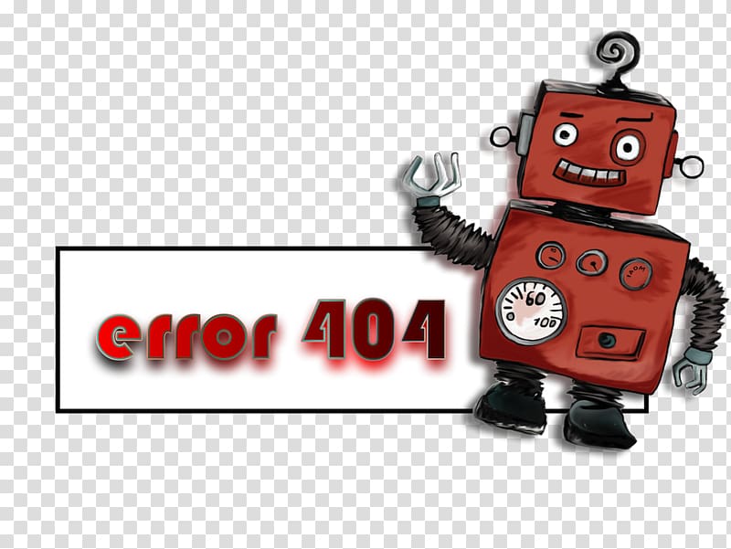 Robot Brand Font, ERROR 404 transparent background PNG clipart