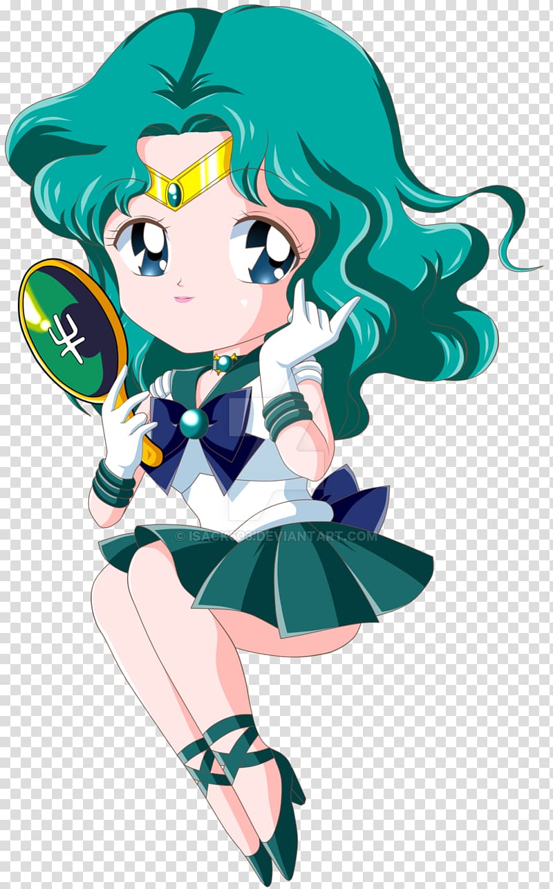 Sailor Neptune Mangaka Sailor Uranus Chibi, Sailor Uranus transparent background PNG clipart