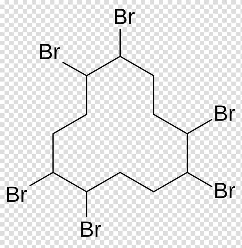holm Convention on Persistent Organic Pollutants Hexabromocyclododecane Brominated flame retardant Chemistry, chemical structure transparent background PNG clipart