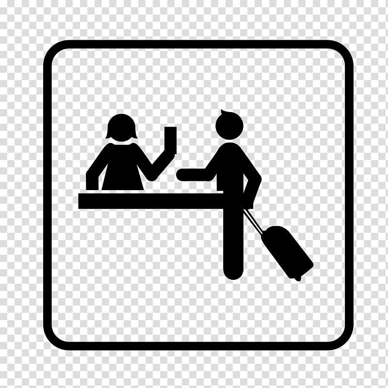 Airport check-in Computer Icons Checked baggage , traveler transparent background PNG clipart