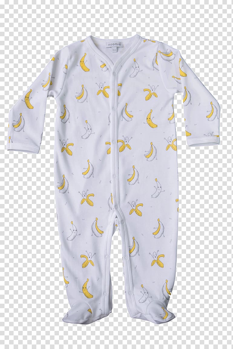 Baby & Toddler One-Pieces Sleeve Pajamas Outerwear Bodysuit, watercolor banana transparent background PNG clipart