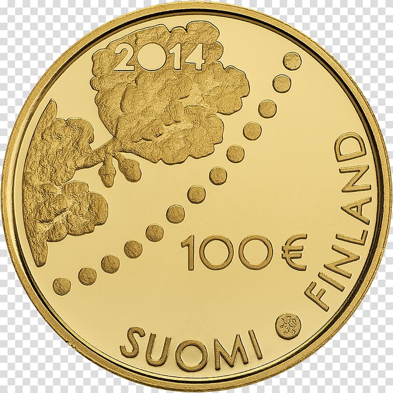 Commemorative coin Suomen Rahapaja Oy Mint of Finland Finnish markka, coin transparent background PNG clipart