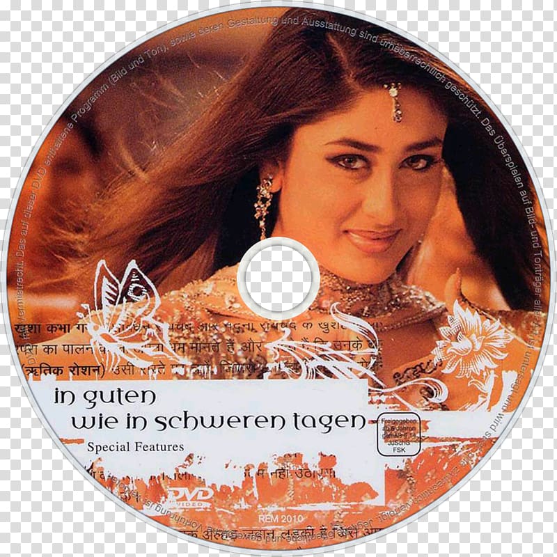 Malvika Raaj Kabhi Khushi Kabhie Gham... Bollywood Film DVD, dvd transparent background PNG clipart