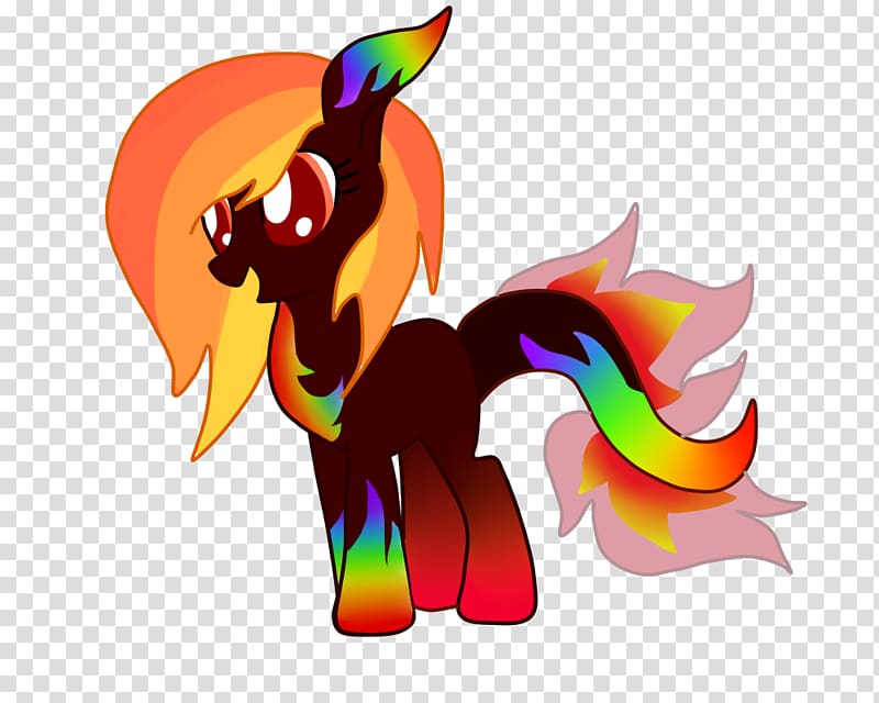 Pony Horse Fire Circumhorizontal arc Flame, horse transparent background PNG clipart