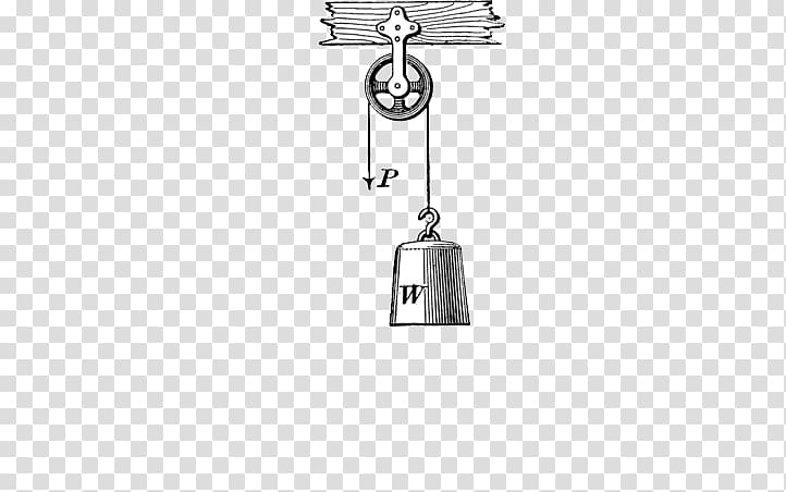 Pulley Force Lever Motion Machine, Physical hand-painted hanging bell transparent background PNG clipart
