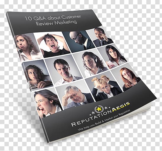 Brochure Sadness, customer review transparent background PNG clipart