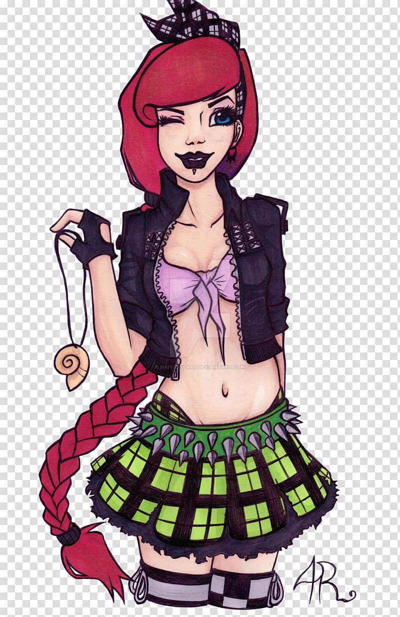 Ariel Art Jessica Rabbit Drawing Character, punk transparent background PNG clipart