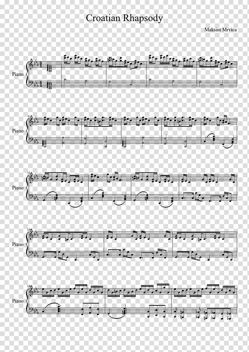 Transcription Sheet Music Jazz piano, bass transparent background PNG clipart