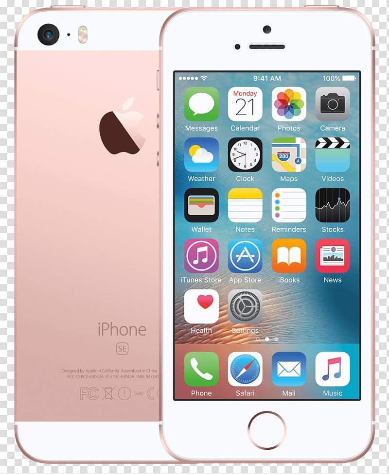 iPhone SE Apple iPhone 5s Telephone rose gold, apple transparent background PNG clipart