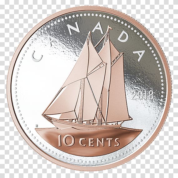 Quarter Penny Coin Cent Royal Canadian Mint, Coin transparent background PNG clipart