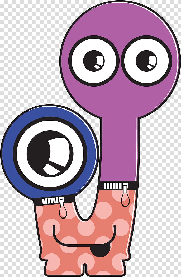 Cartoon Monster Illustration, painted big eyed monster transparent background PNG clipart