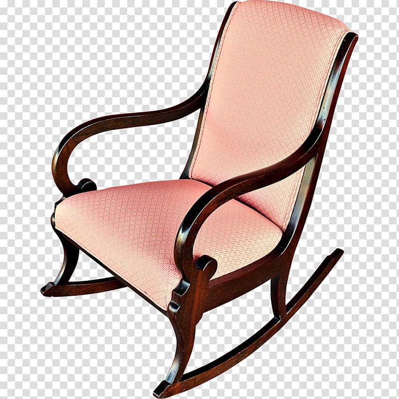 Rocking Chairs Upholstery Antique House, chair transparent background PNG clipart