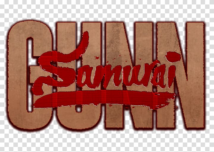 Logo Samurai Gunn Brand Font, japanese samurai on horse transparent background PNG clipart