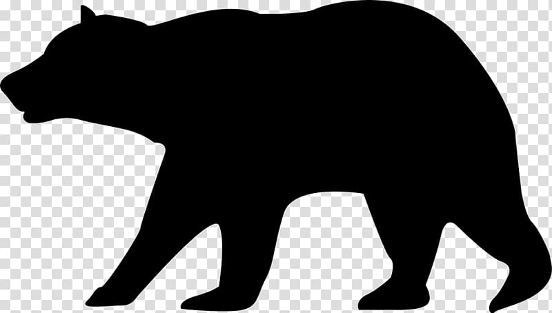 black bear illustration, American black bear Polar bear Brown bear , bear transparent background PNG clipart