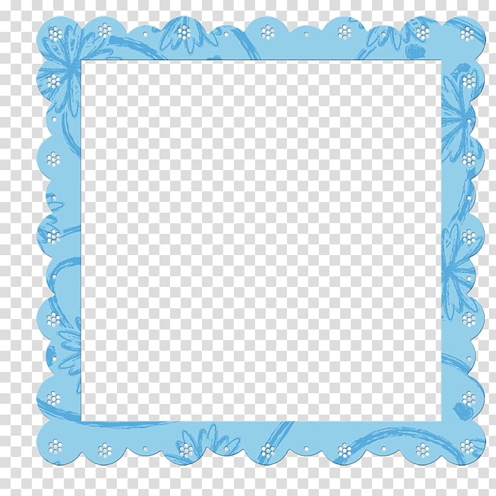 Frame Blue , Blue Frame transparent background PNG clipart | HiClipart