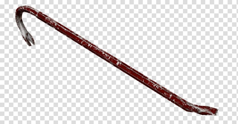 red and silver crowbar, Used Crowbar transparent background PNG clipart