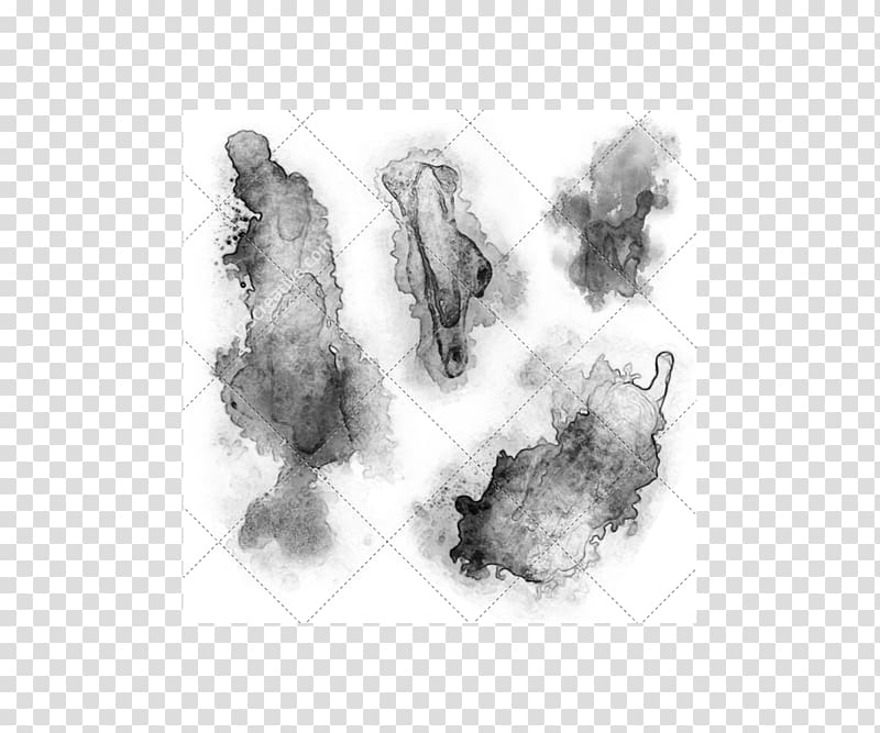 Ink brush Drawing Stain, brush stroke transparent background PNG clipart