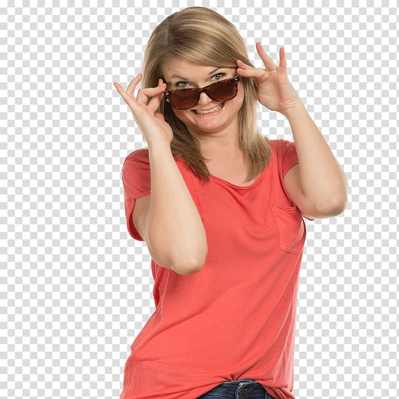T-shirt Thumb Sunglasses Sleeve, T-shirt transparent background PNG clipart