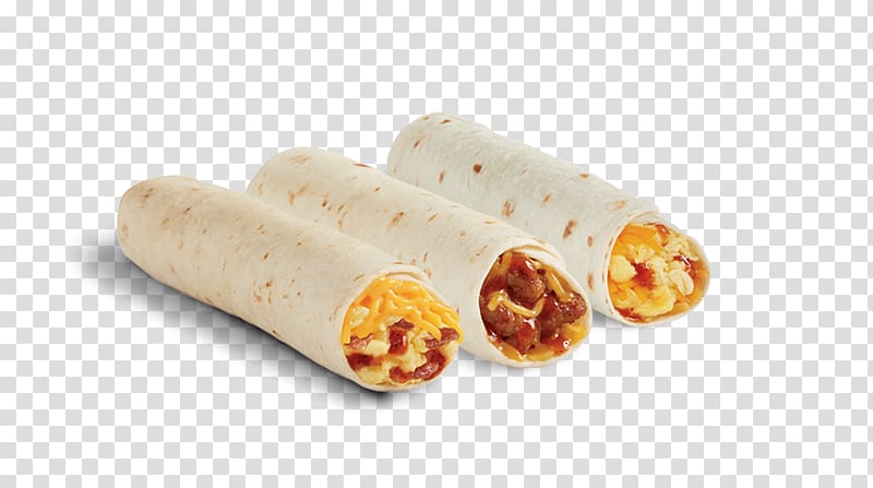 Taquito Burrito Breakfast Taco Bacon, egg and cheese sandwich, breakfast transparent background PNG clipart