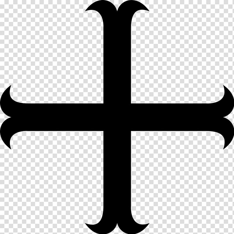 Cross moline Christian cross Tau Cross Crosses in heraldry, red cross transparent background PNG clipart