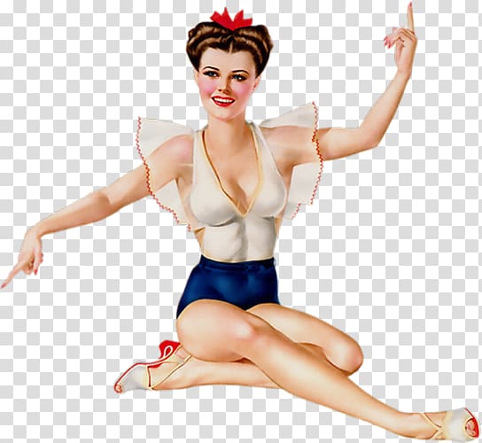 Pin-up girl Painting Drawing, painting transparent background PNG clipart