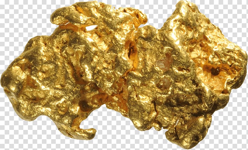 unrefined gold, Gold nugget Gold mining Gold panning Sand, gold transparent background PNG clipart