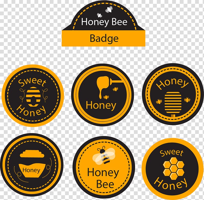 Honey bee Honey bee Euclidean , Hand-painted icon honey transparent background PNG clipart