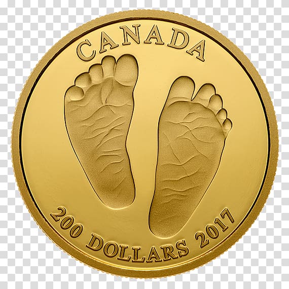 Gold coin Royal Canadian Mint Silver coin, Coin transparent background PNG clipart