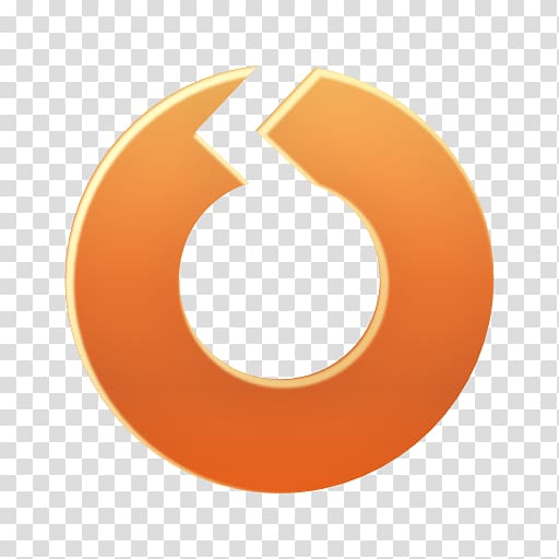 round orange logo, symbol orange circle, Actions reload transparent background PNG clipart