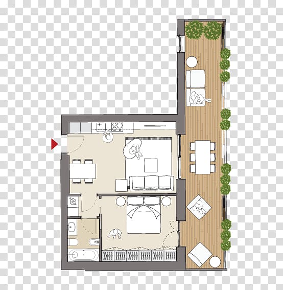 Planimetrics Floor plan Residential area Studio apartment, Xa transparent background PNG clipart