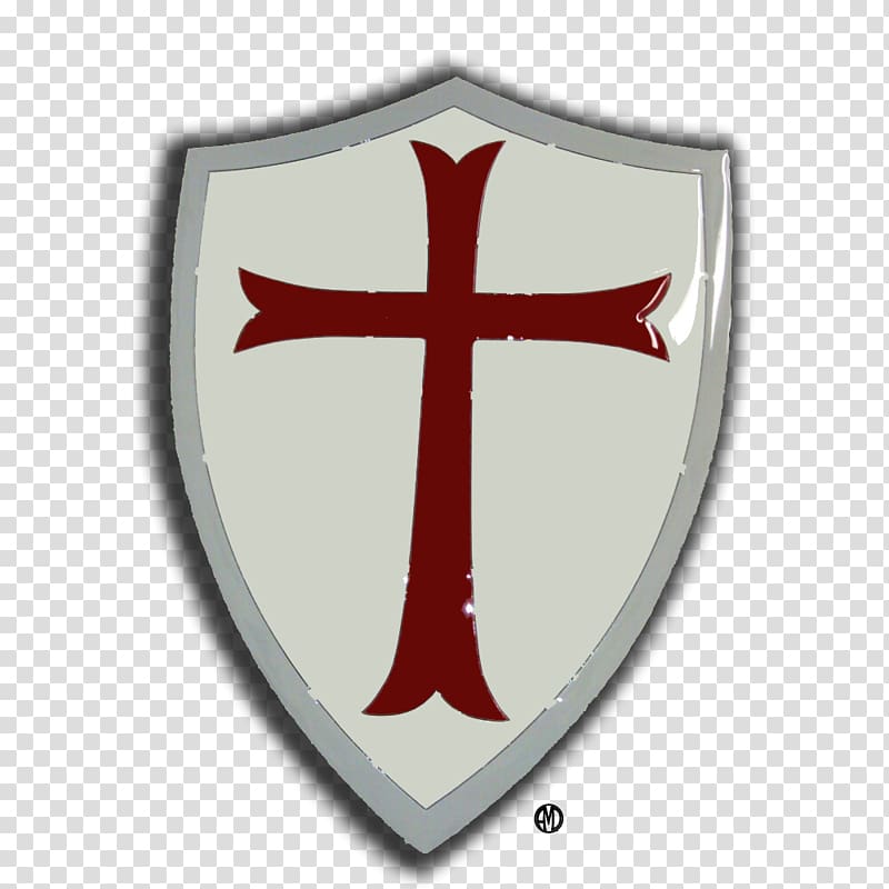 Middle Ages Crusades Knights Templar Shield, empty room transparent background PNG clipart