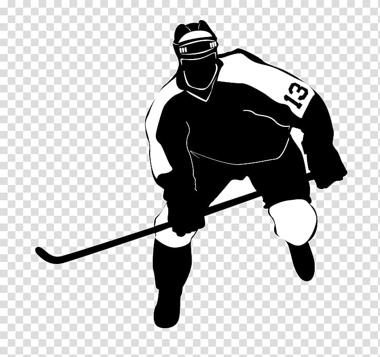 Sticker Ice hockey Glass Wall decal Sport, Single-row hockey player transparent background PNG clipart